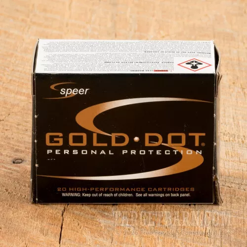 Speer Gold Dot 40 S&W 180 Grain JHP – 20 Rounds