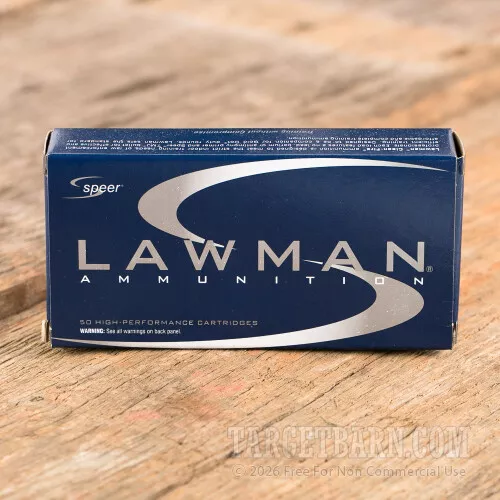 Speer Lawman 380 ACP 95 Grain FMJ Cartridges - 50