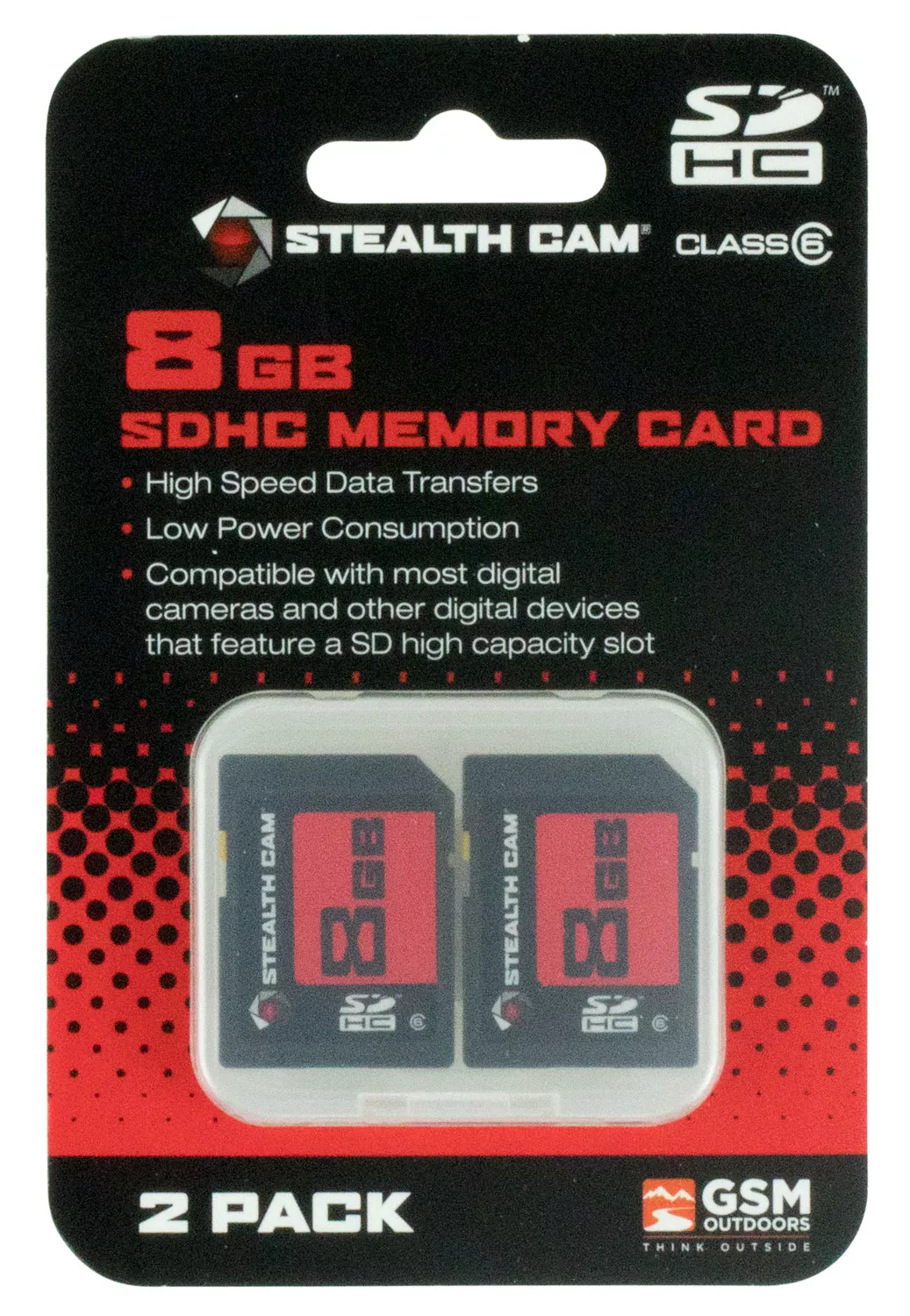 Stealth Cam STC2SD8GB SD Memory Card 8Gb 2 Per Pack – White Birch Armory