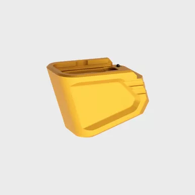 Tyrant CNC +6 Glock Magazine Extension - G17/19X/34/45 - Gold - TD-G17MAGEX-GLD