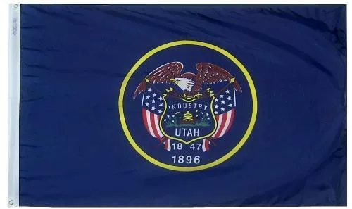 Utah Outdoor Polyester State Flag