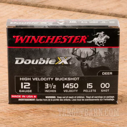 Winchester Supreme 12 Gauge 3-1/2″ 00 Buckshot – 5 Rounds
