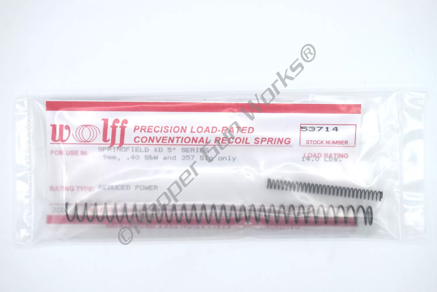 Wolff SPNGFLD XD 5IN 9/40 RP RECOIL SPRING 14LB