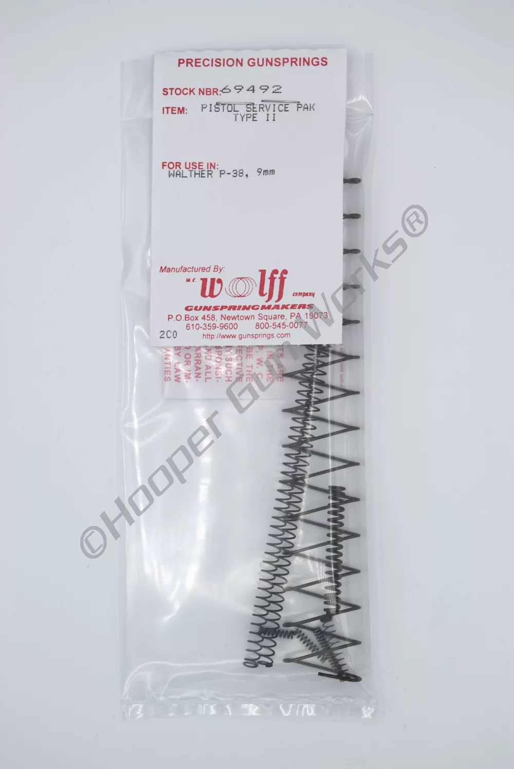 Wolff WALTHER P-38, 9MM SERVICE PAK TYPE-II 69492