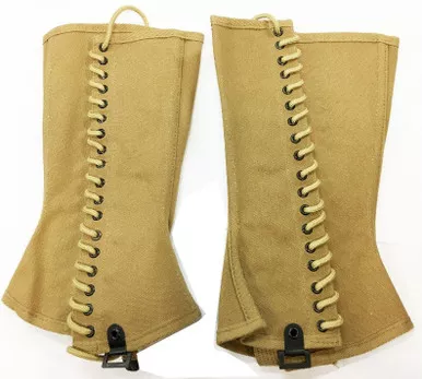 WW2 U.S. Army Canvas Leggings
