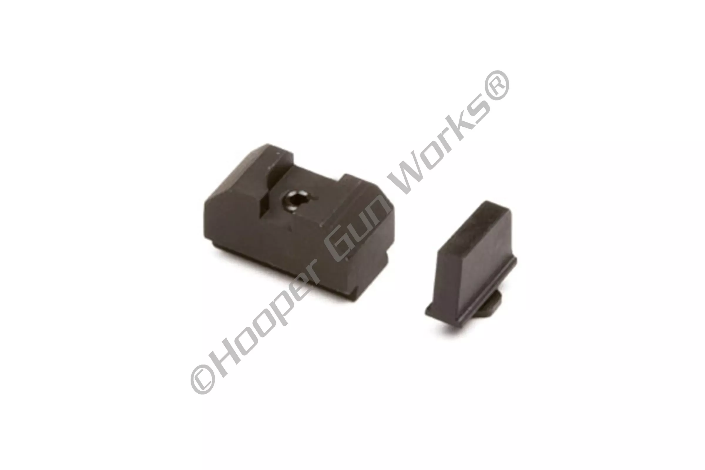ZEV for Glock Sight Set, .300 Black Front, Co-Witness Black Rear SIGHT.SET-300-CW-B-CW-B