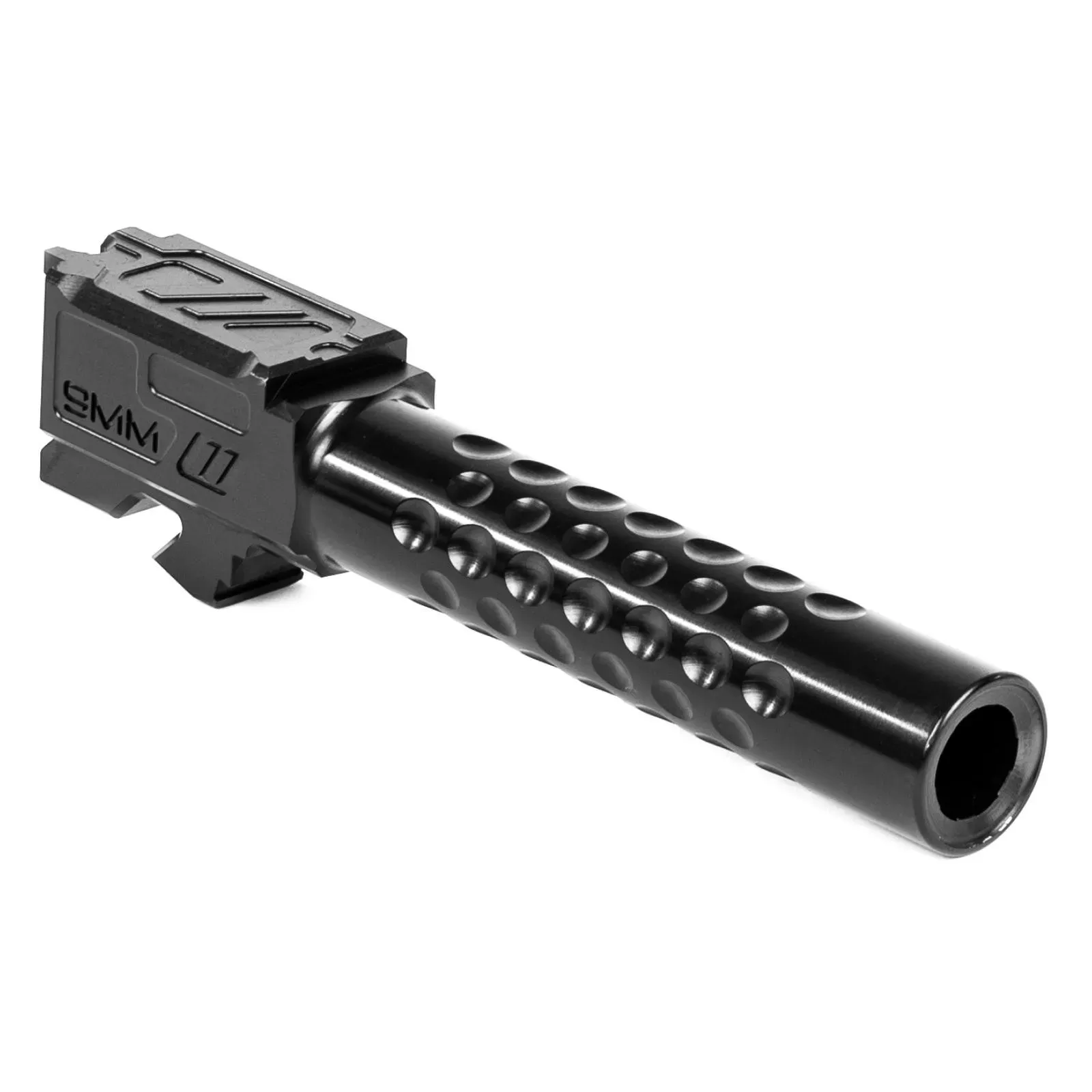 ZEV Optimized Match Barrel, for Glock 19 G19, Gen1-5, Black DLC