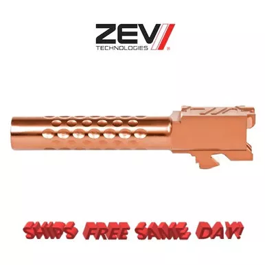 ZEV Optimized Match Barrel for Glock 19, Gen 1-5, BRONZE New!# BBL-19-OPT-BRZ