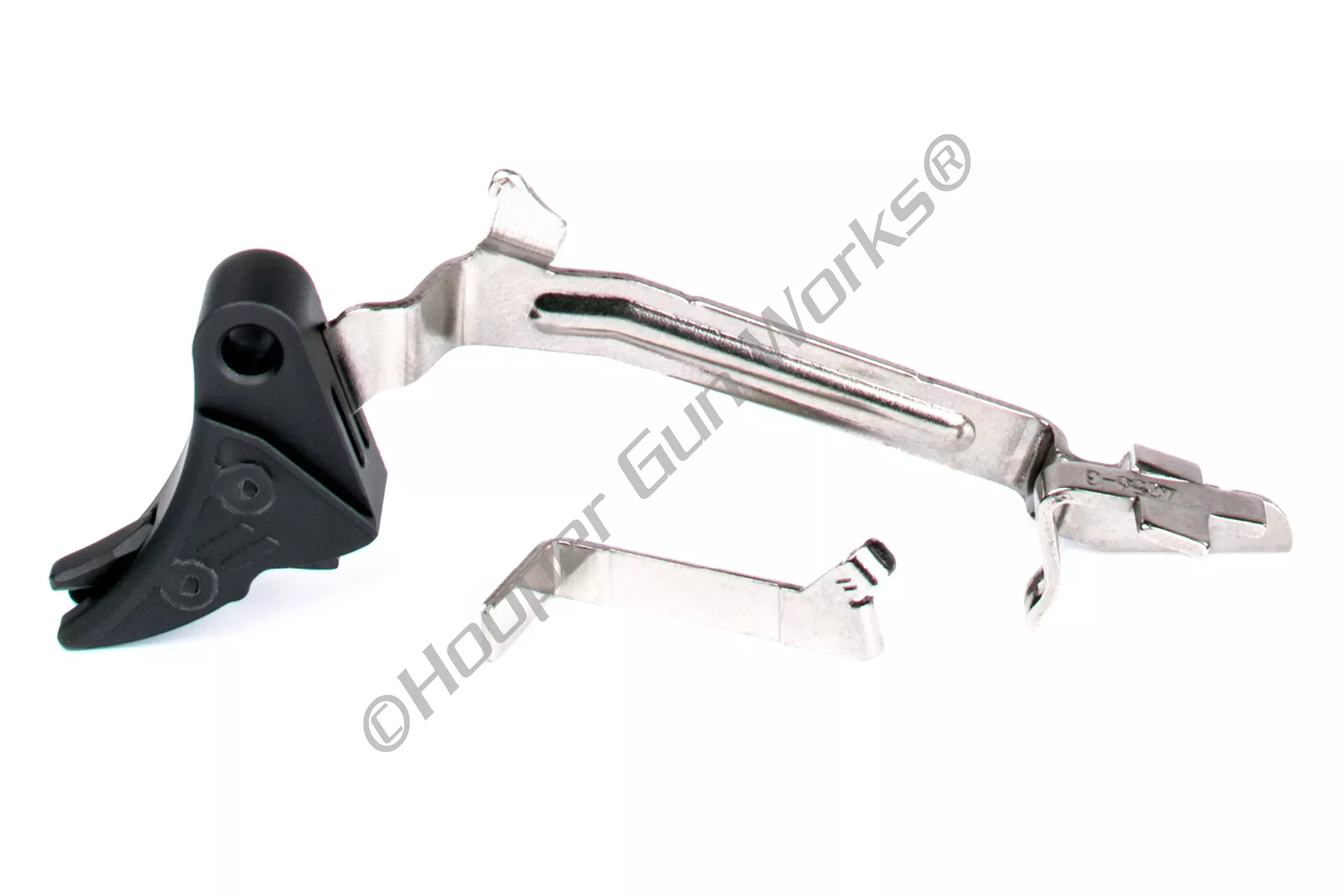 ZEV PRO Curved Face Glock Trigger Bar Kit, Large, Blk/Blk