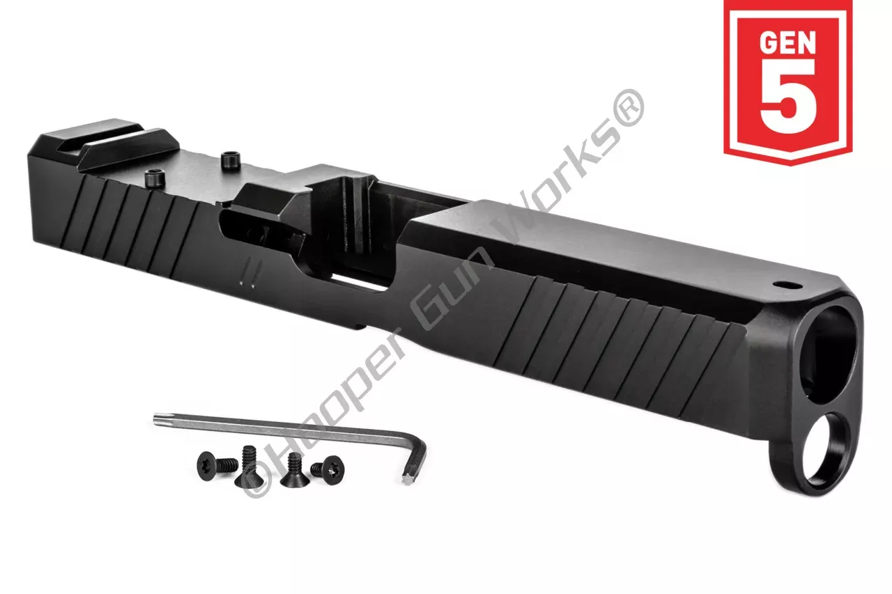 ZEV Z17 Duty Stripped Slide with RMR Cut, 5th Gen, Black