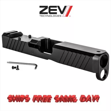 ZEV Z19 Duty Stripped Slide w/ RMR Cut, Glock 19 Gen 5 # SLD-Z19-5G-DUTY-RMR-B